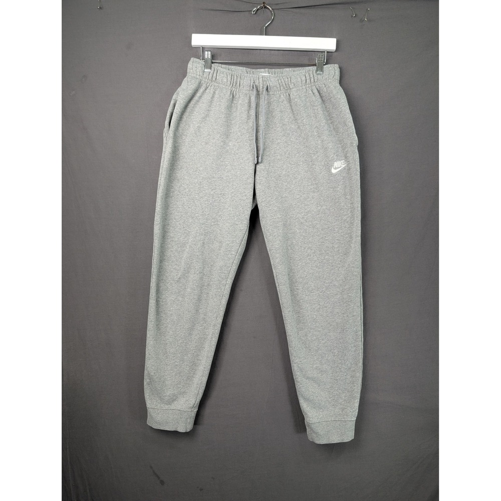 Nike Mens Sportswear Club Fleece Joggers Gray BV2671-063 Size Medium